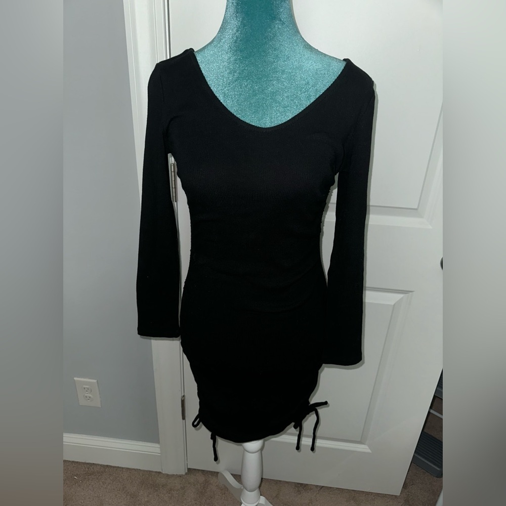 Long sleeve Ribbed Dress